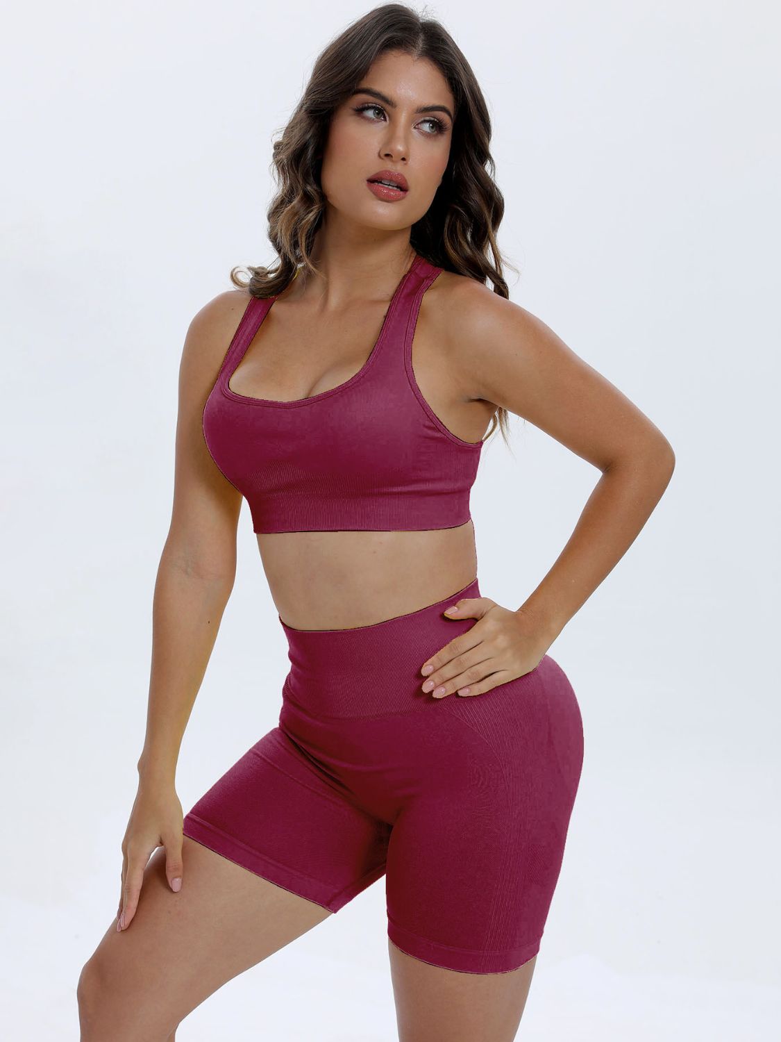 Wide Strap Top and Shorts Set