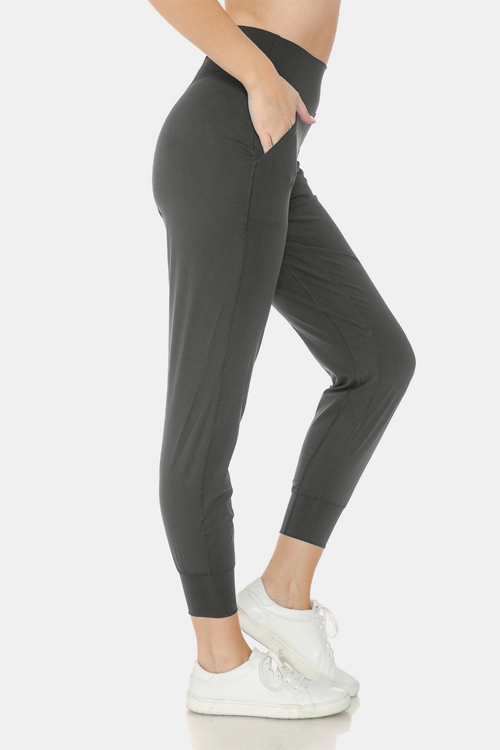 Wide Waistband Slim Joggers