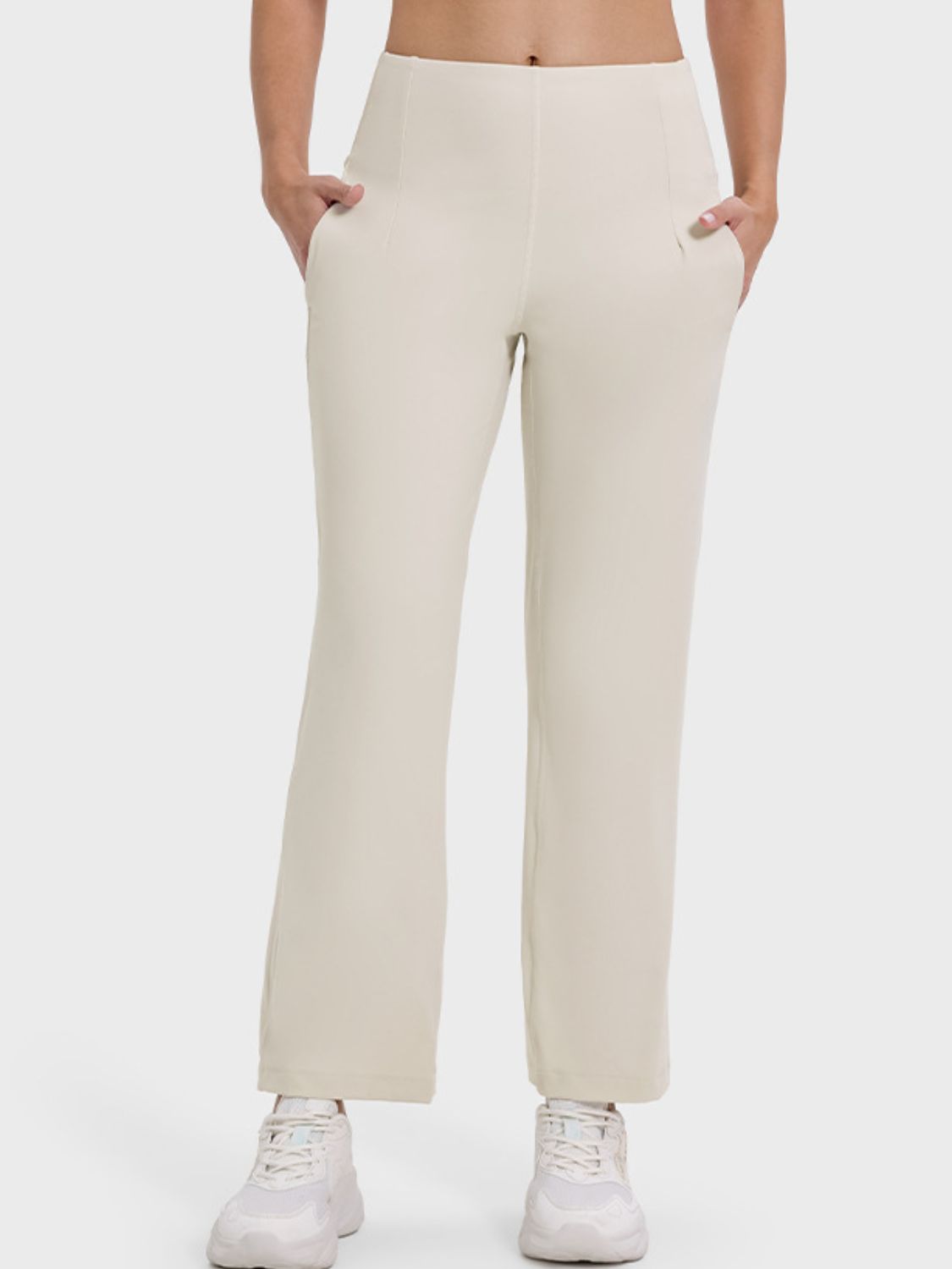 Pocketed High Waist Pants