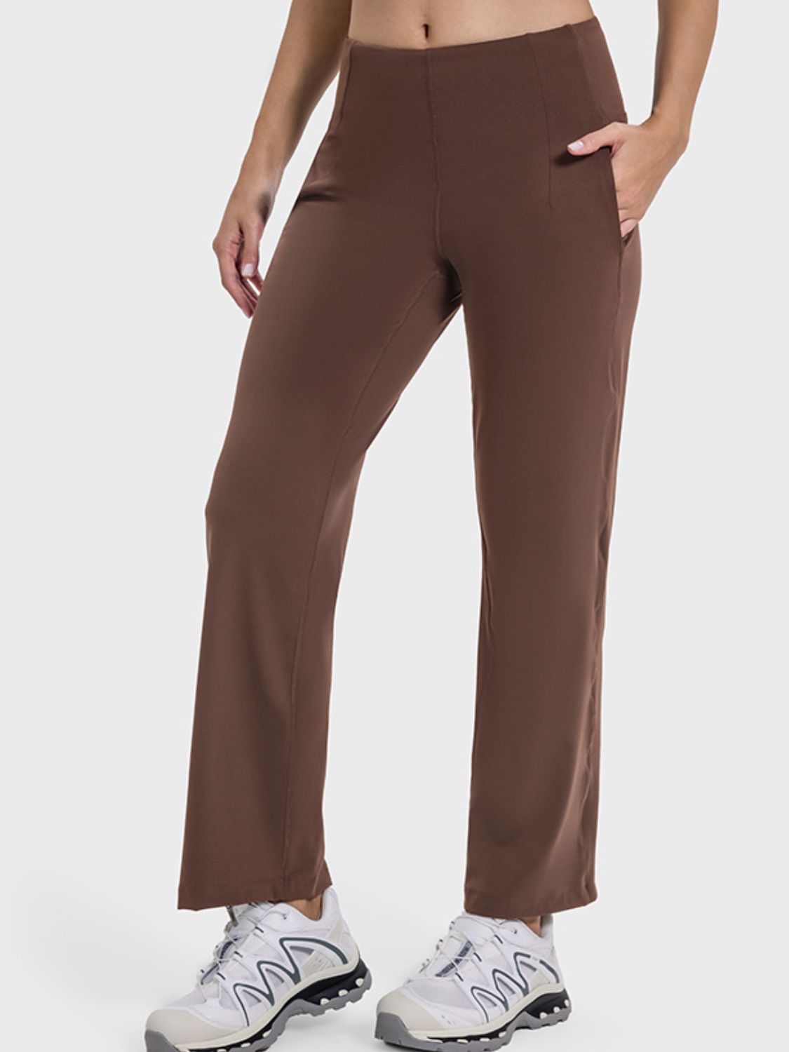 Pocketed High Waist Pants