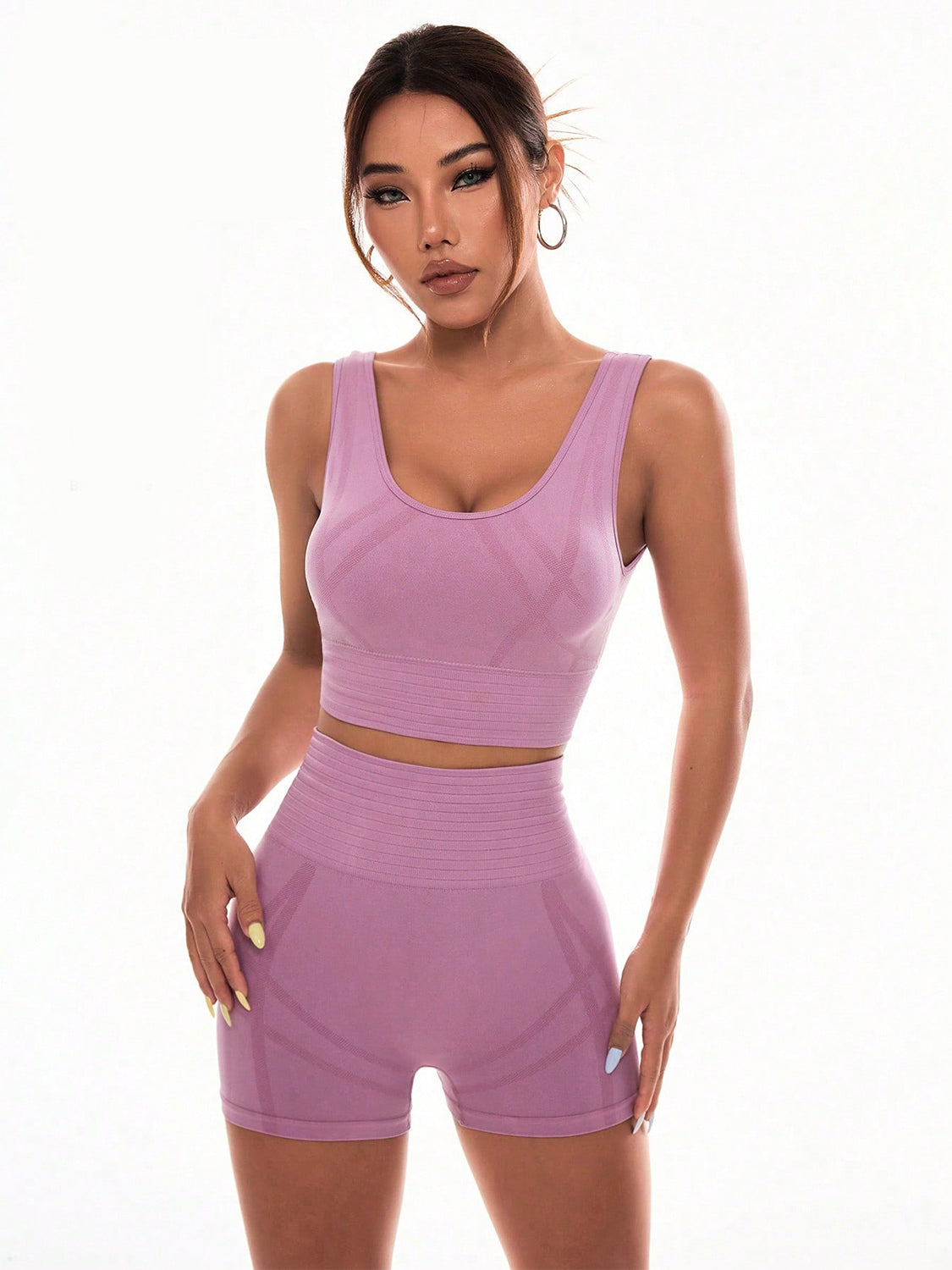 Wide Strap Top and Shorts Set